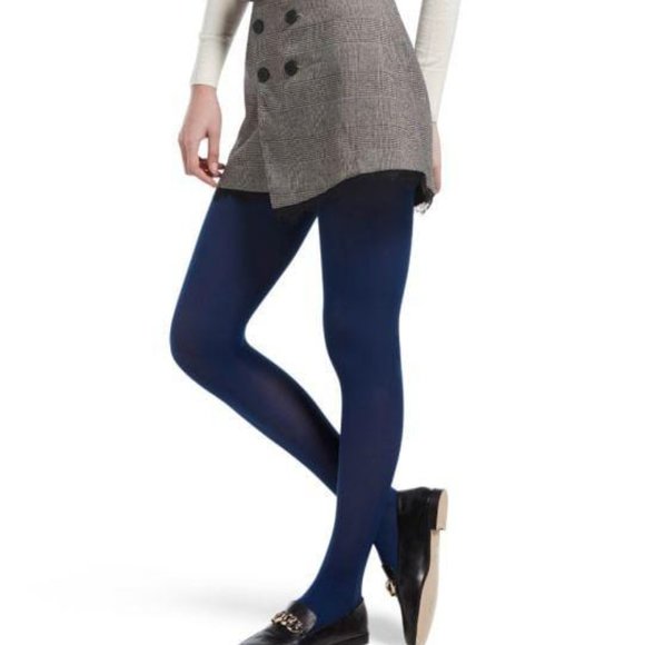 NWT Blackberry Women's 90D Cover Me Opaque Control Top Tights - Hue Studio - Picture 5 of 6